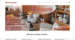 Desktop Screenshot of mcmantiquites.com