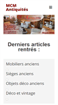 Mobile Screenshot of mcmantiquites.com